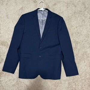 Express Slim Men’s Blazer Size 44R Blue Sport Coat Two Button